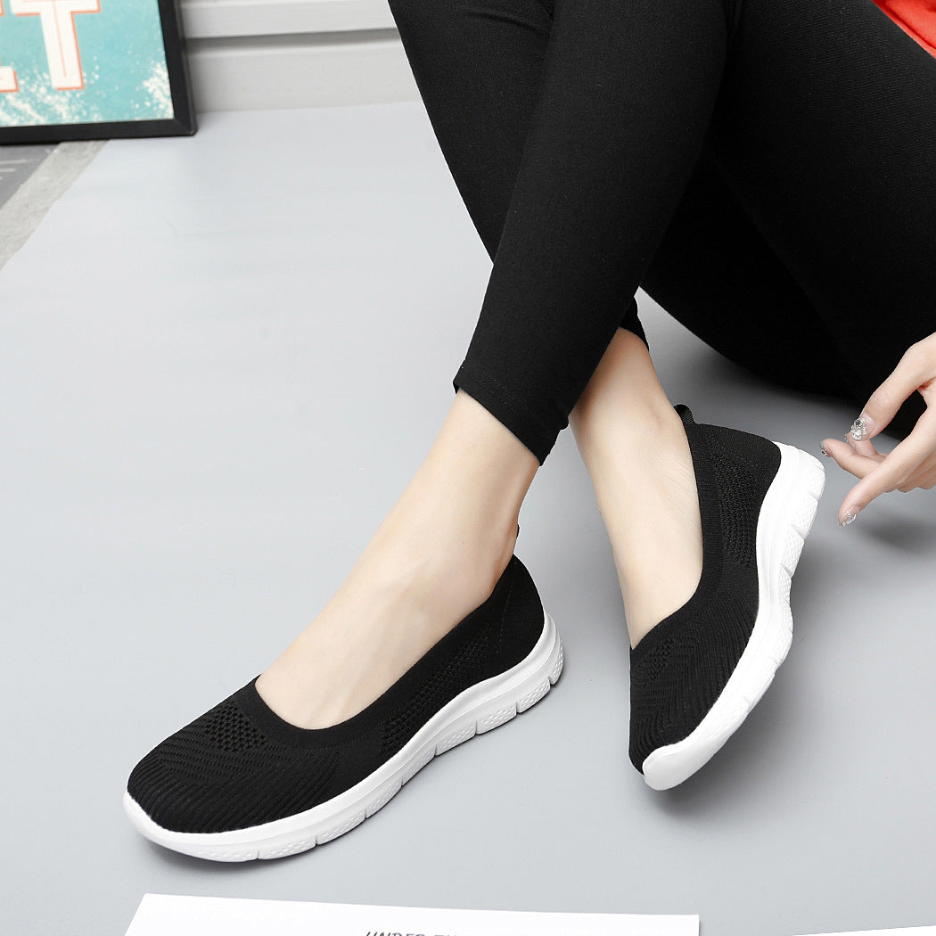 Damen Strickslipper Warm Bequem für Alltag