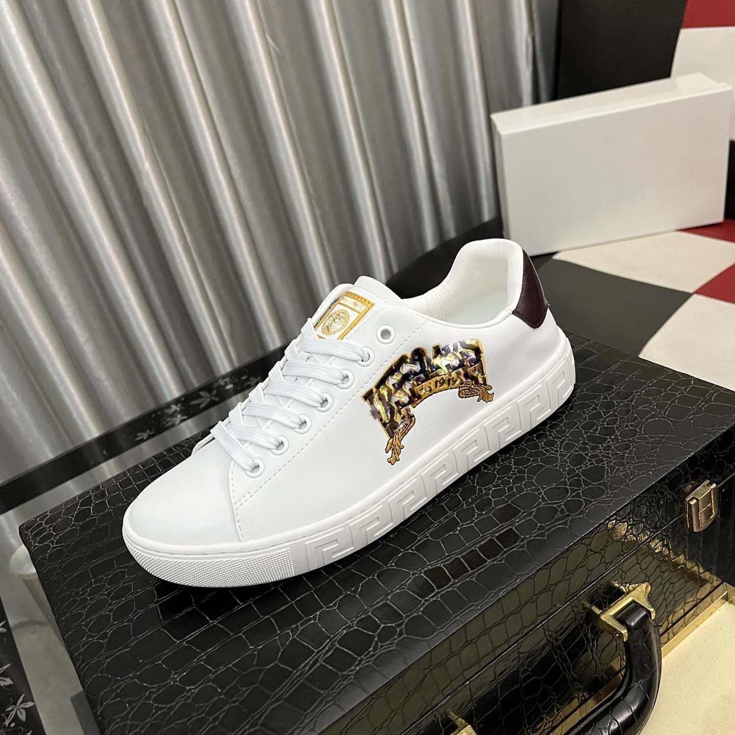 Damen Sneaker Sportlich Mit Logo
