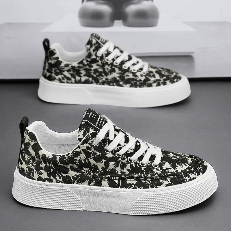 Damen Sneaker Modernes Florales Design Komfortable Sohle