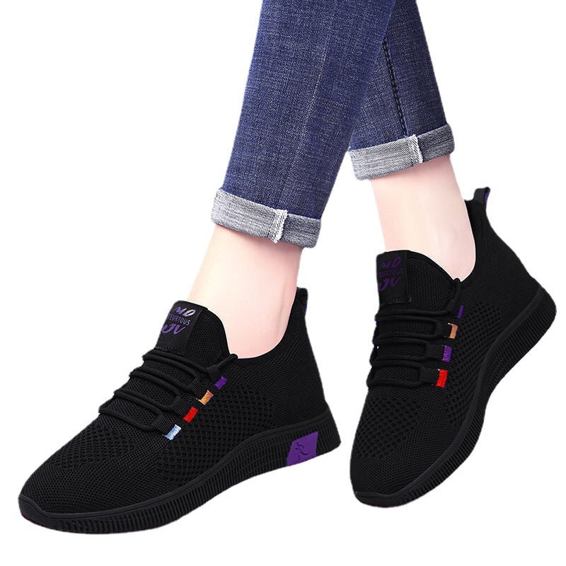 Damen Laufschuhe Atmungsaktiv Flexibel Sneaker Sport