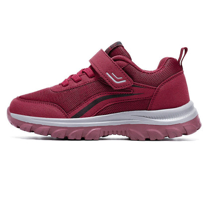 Damen Laufschuhe Atmungsaktives Mesh Klettverschluss Verstellbar