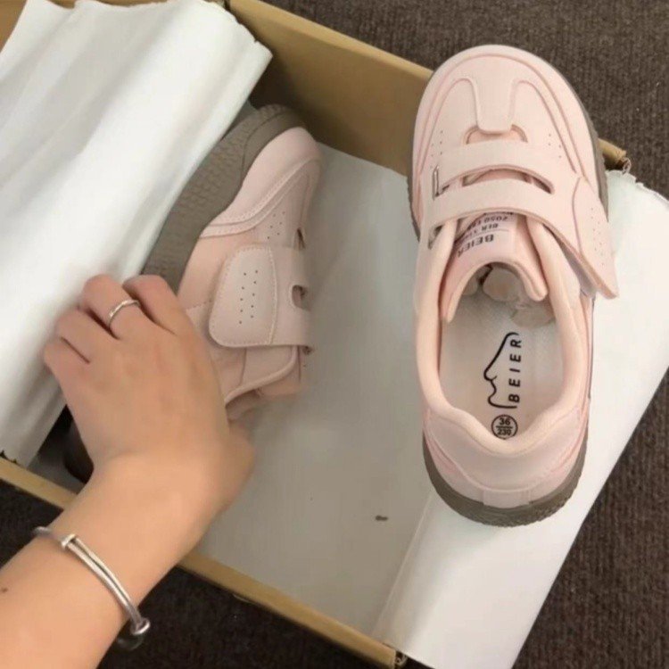 Damen Sportschuhe Schnürsneaker Bequem Klettverschluss