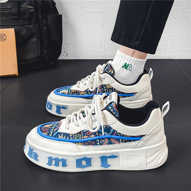 Damen Hochplateau Sneaker Modisch Größe 36-41