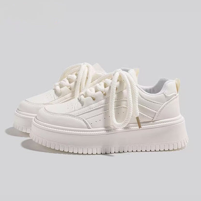 Damen Plattformsneaker Atmungsaktives Mesh Modern Sportlich