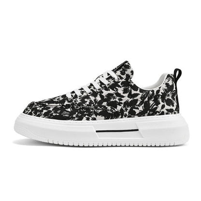 Damen Sneaker Blumenmuster Bequem