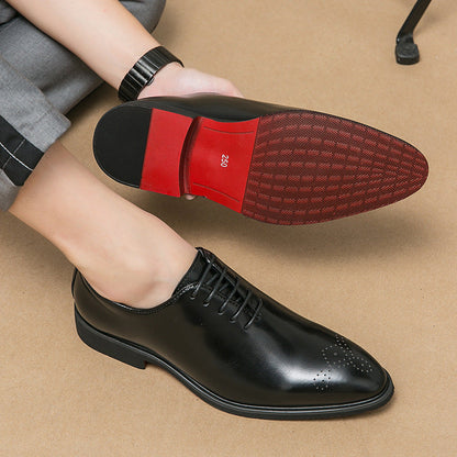 Herren Schnürschuhe Leder Elegant