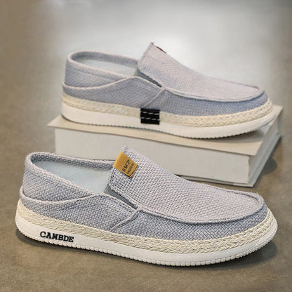 Damen Slip-On Schuhe Atmungsaktives Material Bequem Sommer