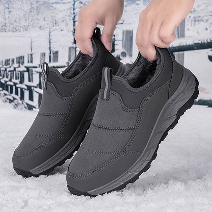 Damen Winterstiefel Isoliert Rutschfest Schwarz Schnee - Norvielle