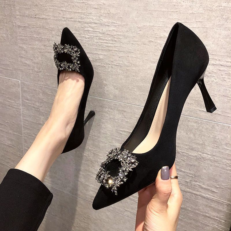 Damen High Heels mit Schmuckdetail Elegante Pumps - Norvielle