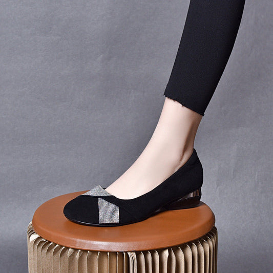 Damen Ballerinas Glitzer Komfortschuhe - Norvielle