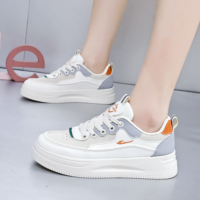 Damen Sneaker Plateau atmungsaktiv Modisch
