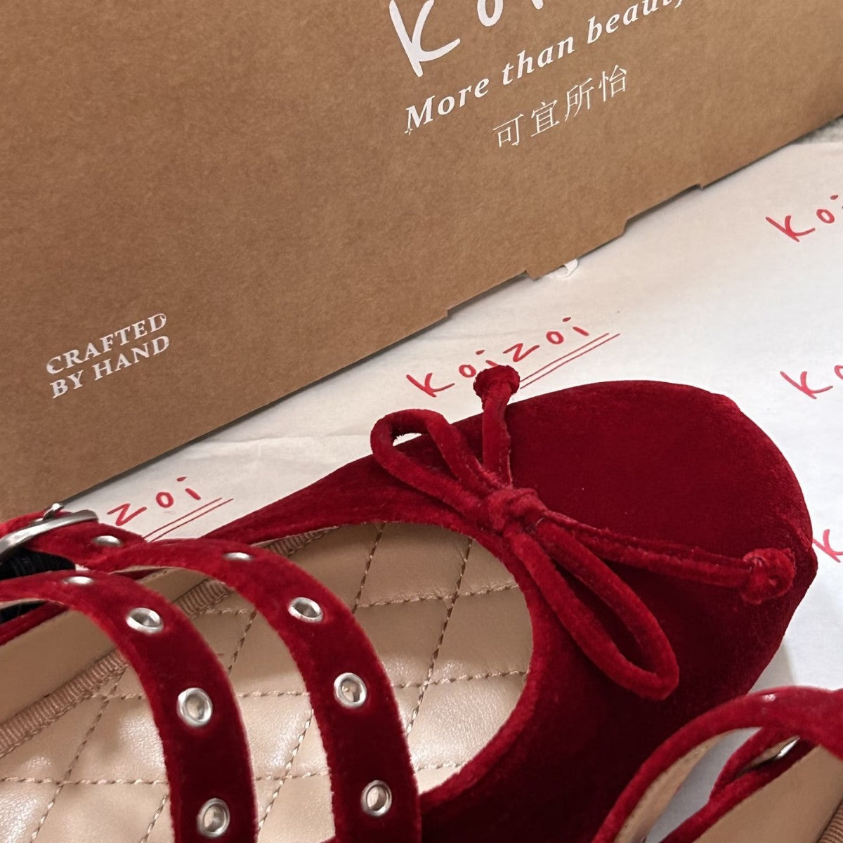 Damen Ballerinas mit Schleife Elegant