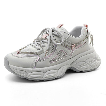 Damen Sneaker Chunky Mesh Schuhe