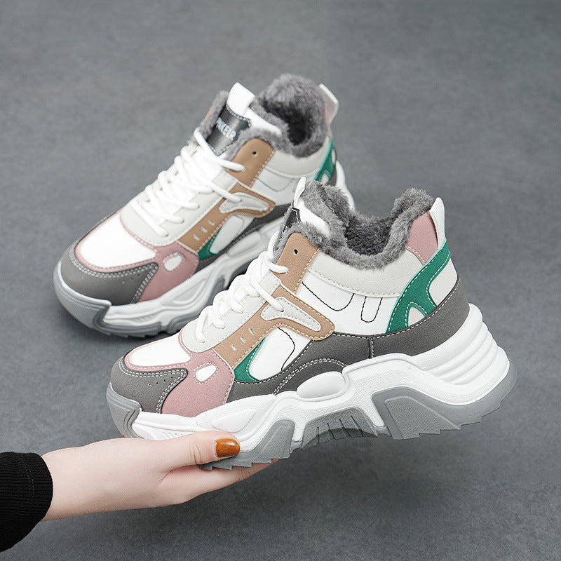 Damen High- Sneaker Weich Rutschfest Komfortabel