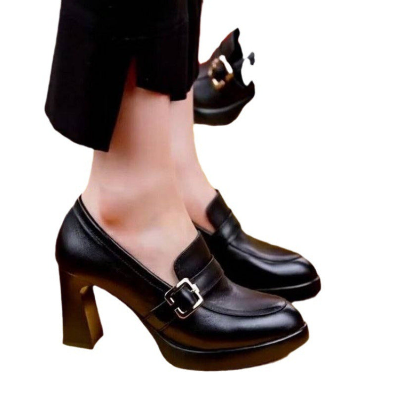 Damen High Heels Pumps mit Schnalle