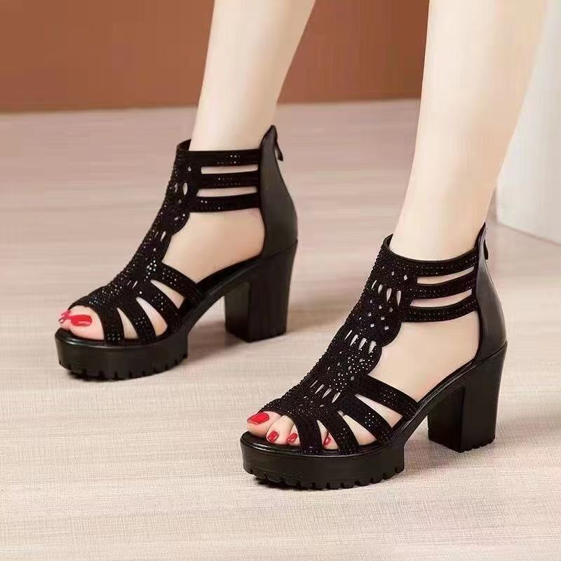 Damen High Heels Sandalen Schmal Elegant - Norvielle