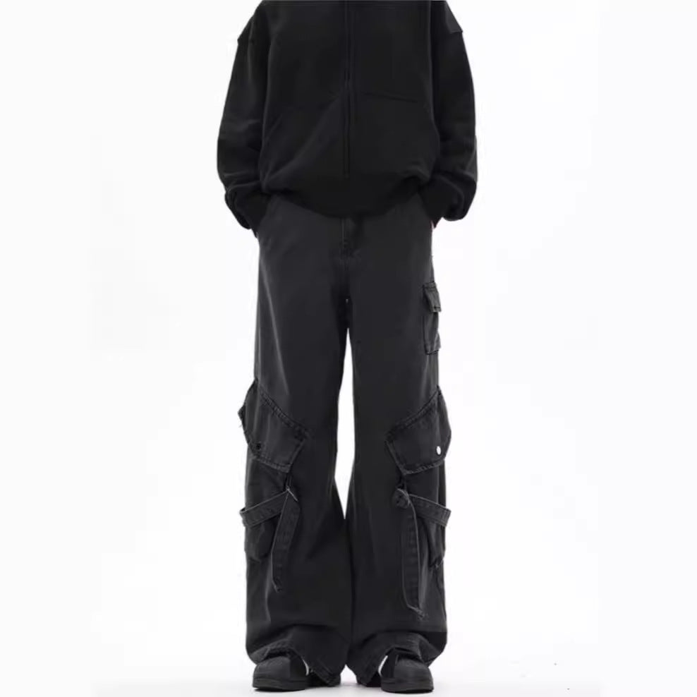 Damen Cargo-Hose Bequem Mit Seitentaschen Weite Passform - Norvielle
