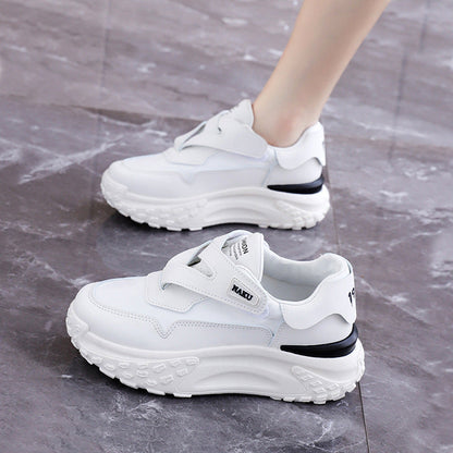 Damen Sneaker Slipper Weich Bequem Klettverschluss