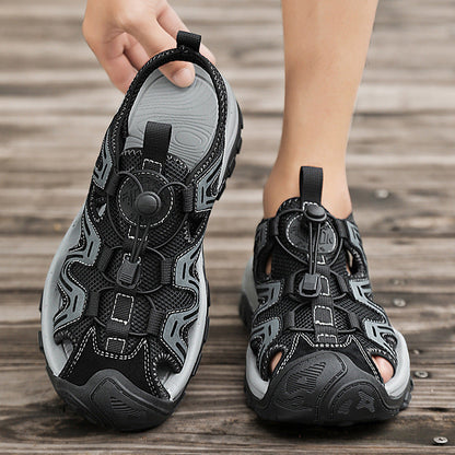 Damen Sport Sandalen Atmungsaktives Mesh Schnellschnürsystem
