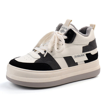 Damen Sneaker Chunky Strapazierfähig Bequem