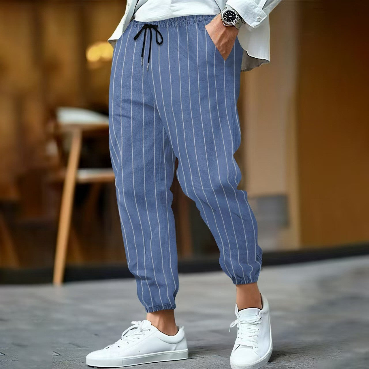 Bequeme Damen Jogginghose Elastischer Bund Slim Fit