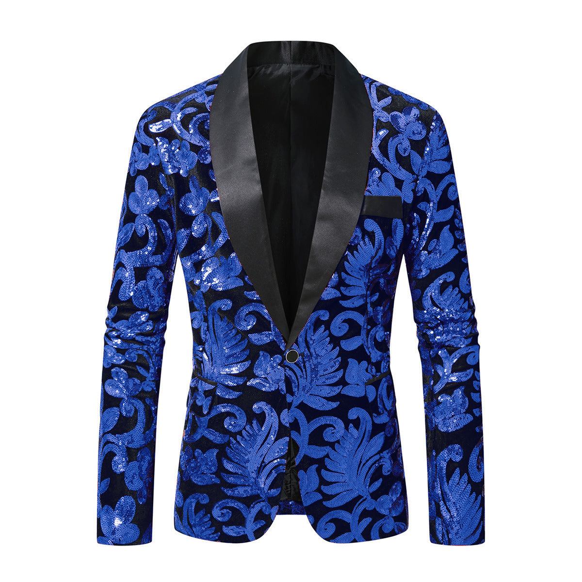 Herren Blazer Paillettenjacke Modern