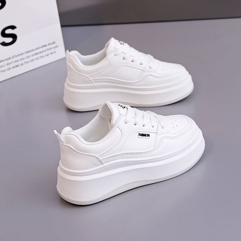 Damen Hochhackige Sneaker Chunky Sohlen