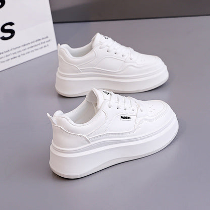 Damen Hochhackige Sneaker Chunky Sohlen