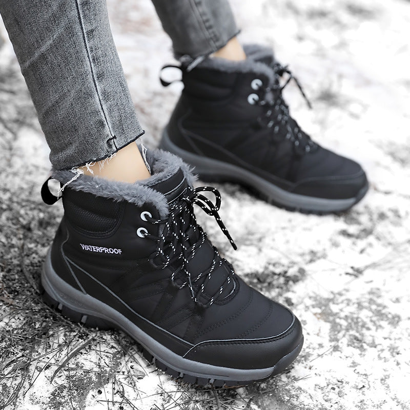 Damen Winterstiefel Isoliert Rutschfest Wasserdicht