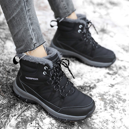 Damen Winterstiefel Isoliert Rutschfest Wasserdicht