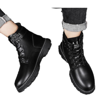 Herren Stiefel Robustes Leder Modern