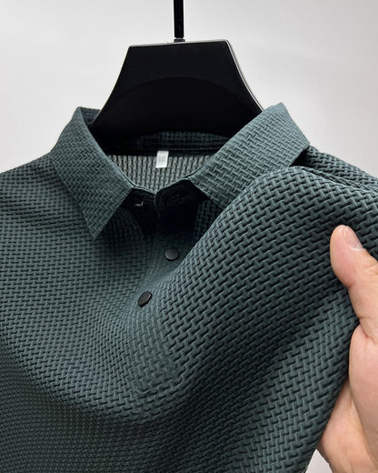 Herren Poloshirt Atmungsaktives Mesh Qualität