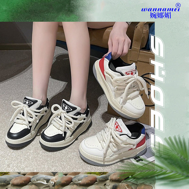 Damen Sneaker Dicksohlige SportSchuhe Modern