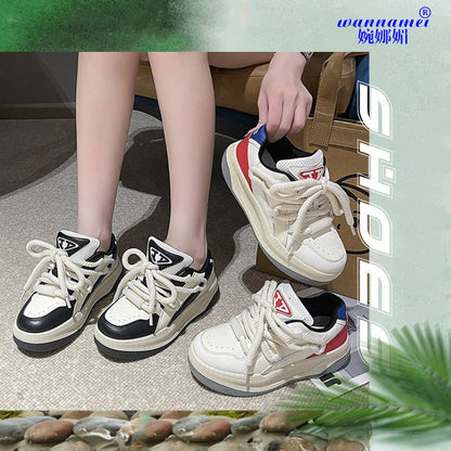 Damen Sneaker Dicksohlige SportSchuhe Modern