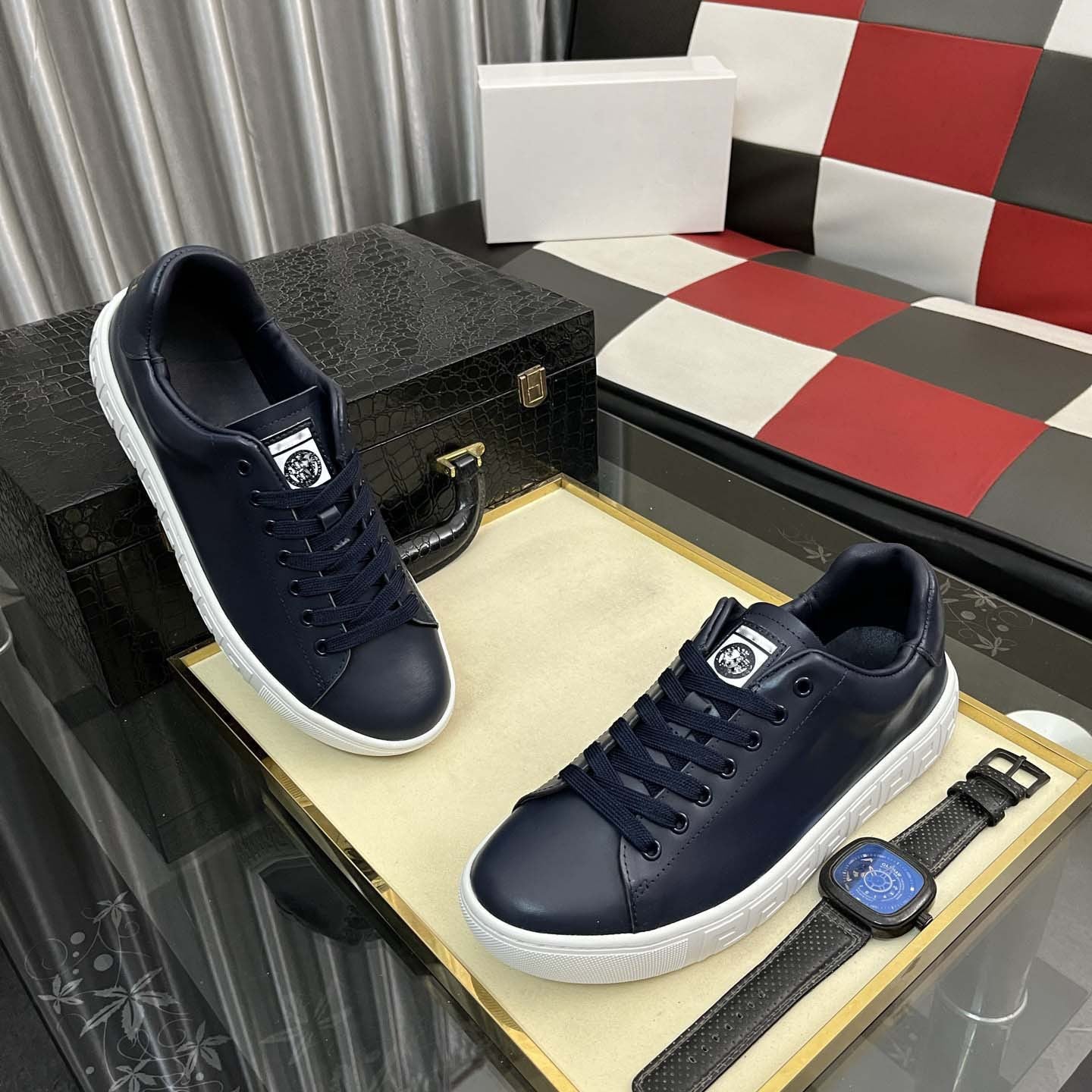 Damen Sneaker Sportlich Mit Logo