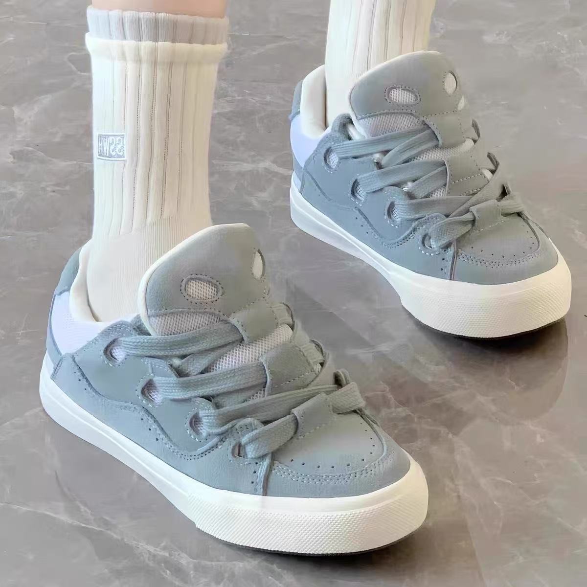 Damen Sneaker Weich Schnürsystem Bequem