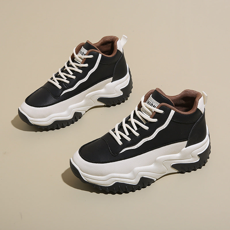 Damen High- Sneaker Sportlich Rutschfest