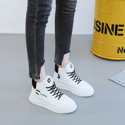 Damen Hochsneaker Kuschelig Sportlich