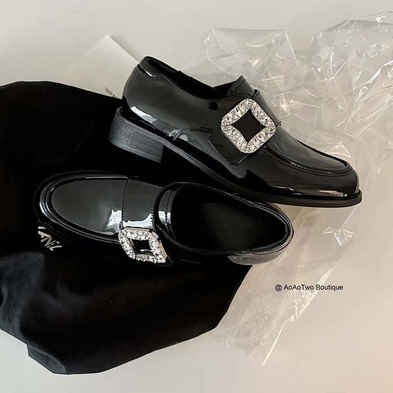 Damen Schnürschuhe Glitzernd mit Schmuck