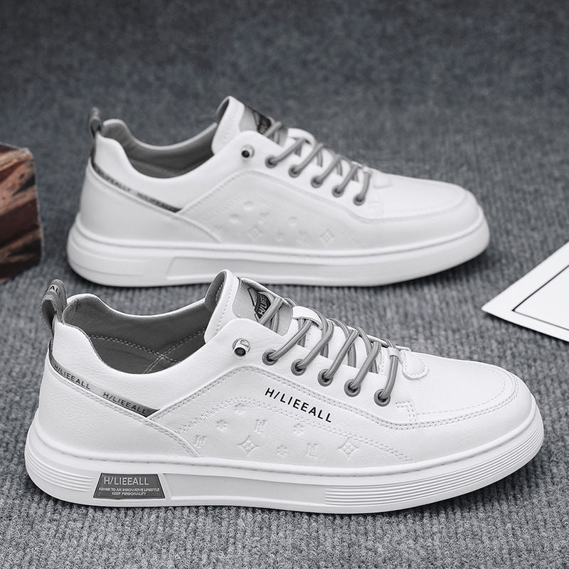 Damen Sneaker Elegante Leder Schuhe