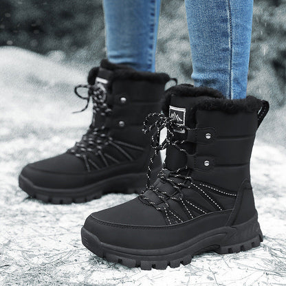 Damen Winterstiefel Gefüttert Warm Rutschfest Isolierend