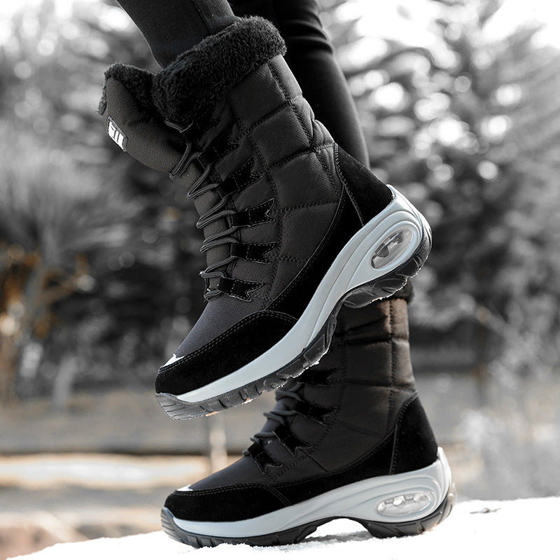 Damen Winterstiefel Warm Isoliert Rutschfest