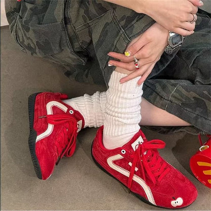Damen Sneaker Sportlich mit Applikationen