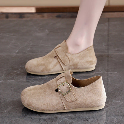 Damen Slipper Komfortabel Klettverschluss Warm