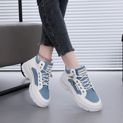 Damen High- Sneaker Leopardenmuster