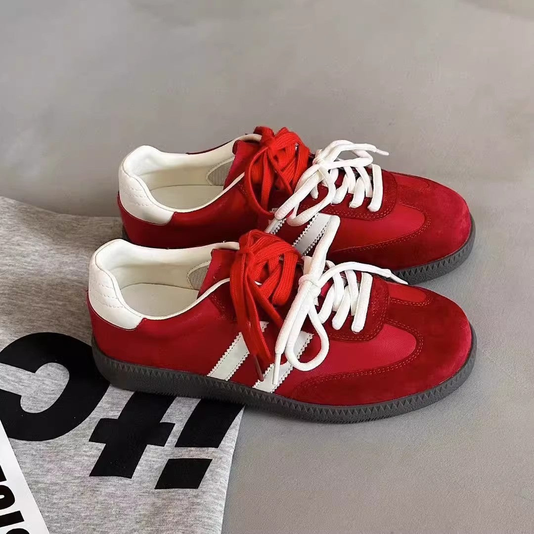 Damen Sneaker Vintage Retro Schuhe