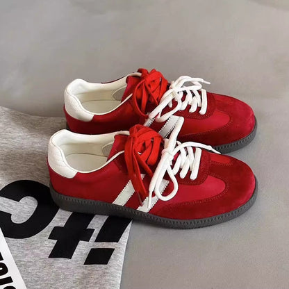 Damen Sneaker Vintage Retro Schuhe