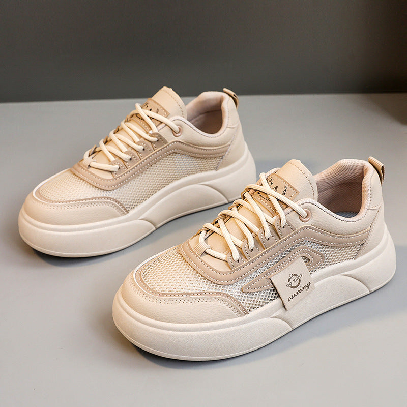 Damen Sneaker Sportlich Atmungsaktives Mesh Elastisch
