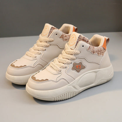 Damen High- Sneaker Gepolstert Rutschfest