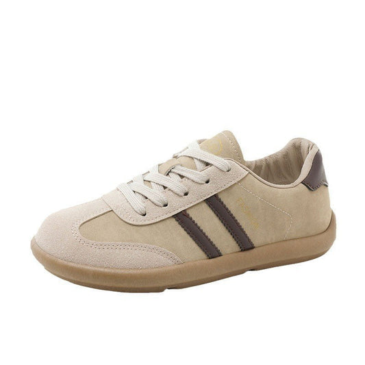 Damen Freizeitschuhe Veloursleder Weich Bequem Schwarz - Norvielle
